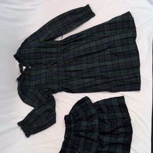 Crewcuts Girl's Plaid Dress And Skirt